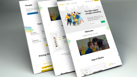 Kynd - Home page design