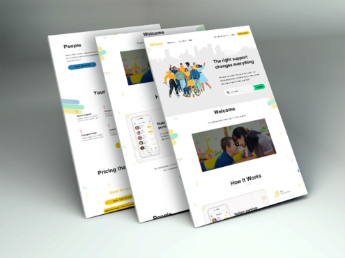 Kynd - Home page design
