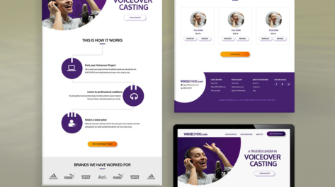 Voice Overs- home page template